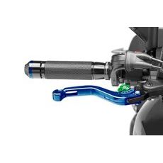 Brake lever without adapter PUIG 180AV kratka (short) blue/green