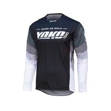 MX dres YOKO TWO black/white/grey XXXL