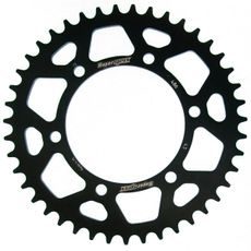 Rear ALU sprocket SUPERSPROX RAL-486:43-BLK črna 43T, 520