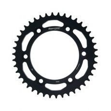 Aluminijasti zadnji verižnik (zobnik) SUPERSPROX RAL-899:42-BLK črna 42T, 525