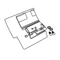 Top case handle SHAD D1TV80R for ATV80 and ATV110