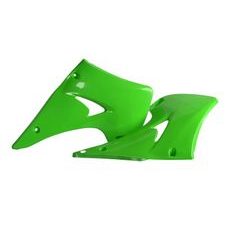 Radiator scoops POLISPORT 8429100007 (par) green 05
