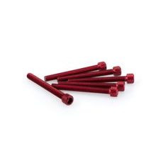 Screws PUIG ANODIZED 0446R rdeč M6 x 55mm (6pcs)