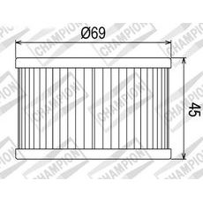 Oljni filter CHAMPION COF011 100609325