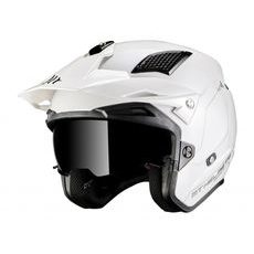 Trial helmet MT Helmets DISTRICT SV S SOLID A0 GLOSS WHITE M