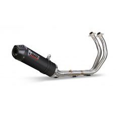 Celoten izpušni sistem 2x1 MIVV OVAL Y.044.L3C Karbon / Karbonska kapa for YAMAHA MT-07 / FZ-07 (2014-2024)