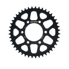 Aluminijasti zadnji verižnik (zobnik) SUPERSPROX RAL-488:44-BLK črna 44T, 530