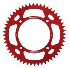 Rear ALU sprocket SUPERSPROX RAL-209:52-RED rdeč 52T, 420