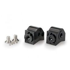 Adapterji za stopalke (Footpeg adapters) PUIG 21233N adjustable črna