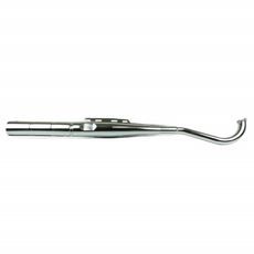 Exhaust pipe ATHENA 002008 chromed Ø 28 mm