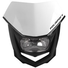 Headlight POLISPORT HALO 8657400001 White/Black