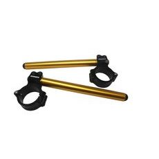Pair of raised clip-on ACCOSSATO CP004 +10 mm 10 degrees inclination, gold