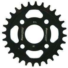 Zadnji verižnik (zobnik) SUPERSPROX RFE-874:28-BLK črna 28T, 520