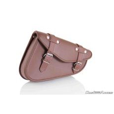 Leather saddlebag CUSTOMACCES DETROIT AP0003T brown levi