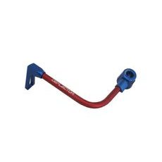 Lever guard ACCOSSATO DE002 with red hose and joint left, aluminium