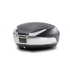 Kovček ( Top case ) z barno zgornjo ploščo SHAD SH48 Karbon with PREMIUM SMART lock