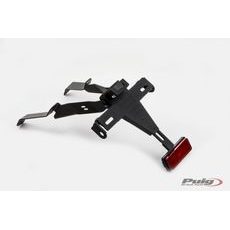 Adjustable license support PUIG 9653N črna