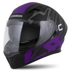 Integralna čelada CASSIDA Orbit Multivers black matt,purple,gray,white S