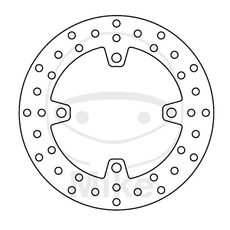 Zavorni disk LUCAS MST245 zadaj rigid