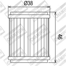 Oljni filter CHAMPION COF041 100609385