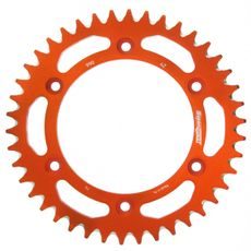 Rear ALU sprocket SUPERSPROX RAL-990:42-ORG oranžna 42T, 520