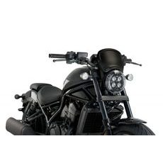 Windshield PUIG FRONTAL PLATE 20821C carbon Look
