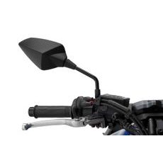 Vzvratno ogledalo PUIG RS1 WITH BAR 7341C carbon look left (including adapter kit)