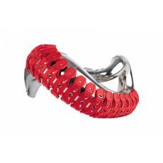 Exhaust pipe guard POLISPORT ARMADILLO 8469200004 Rdeč