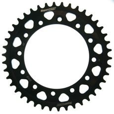 Zadnji verižnik (zobnik) SUPERSPROX RFE-245/2:42-BLK črna 42T, 520