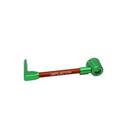 Lever guard ACCOSSATO DE002 with orange hose and joint left, aluminium