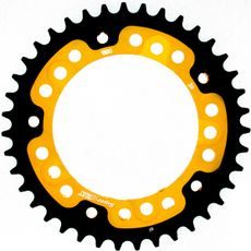 Rear sprocket SUPERSPROX STEALTH RST-1800:39-GLD zlata 39T, 530