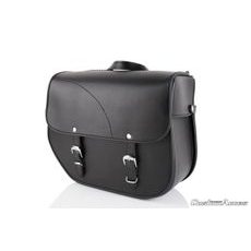 Leather saddlebag CUSTOMACCES SANT LOUIS AP0001N črna right