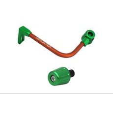 Lever guard in aluminium + right end ACCOSSATO DE005 with orange hose and joint levi
