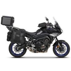 Complete set of SHAD TERRA TR40 adventure saddlebags and SHAD TERRA BLACK aluminium 37L topcase, including mounting kit SHAD YAMAHA MT-09 Tracer / Tracer 900