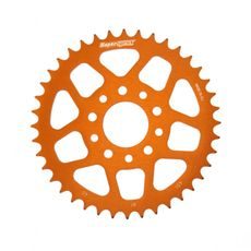 Aluminijasti zadnji verižnik (zobnik) SUPERSPROX RAL-451:40-ORG oranžna 40T, 415