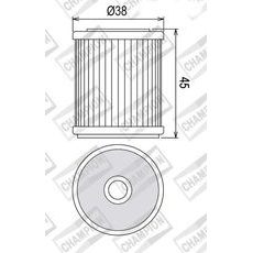 Oljni filter CHAMPION COF042 100609615
