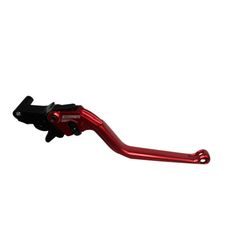 Ročica zavore ACCOSSATO EDF015 fixed CNC-worked aluminium, red