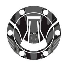 Fuel cap cover PUIG RADIKAL 20614U siva