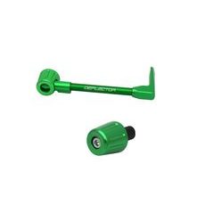 Lever guard in aluminium + left end ACCOSSATO DE004 with green hose and joint right