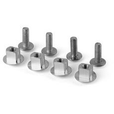 Bolts for hand protector POLISPORT 8306100001 srebrna
