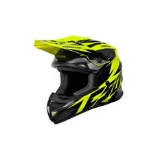 Motocross Helmet CASSIDA CROSS CUP TWO yellow fluo/ black/ grey S