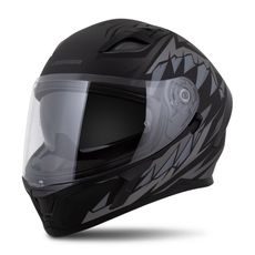 Integralna čelada CASSIDA Orbit Strix black matt, gray XL