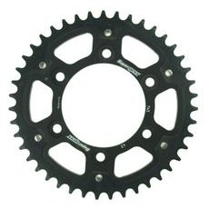 Rear sprocket SUPERSPROX STEALTH RST-745:43-BLK črna 43T, 525