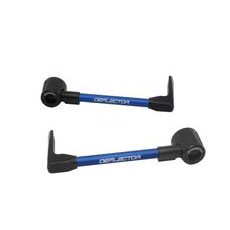 Lever guard ACCOSSATO DE003 with blue hose and joint right + left, aluminium