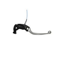 Brake lever folding ACCOSSATO LV022 with integrated adjuster for Nissin radial master cylinder srebrna