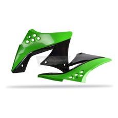 Radiator scoops POLISPORT 8412800001 (par) green 05/black