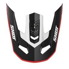 Helmet peak SHOT SPEED HYBRID A05-21OB-F05-P01 red glossy