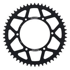 Aluminijasti zadnji verižnik (zobnik) SUPERSPROX RAL-808:52-BLK črna 52T, 520
