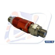 Quick release inline coupling Venhill 3/518TI 1/8TH BSP titanium
