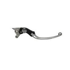 Adjustable folding lever ACCOSSATO LV009 in aluminium for original brake master cylinders srebrna